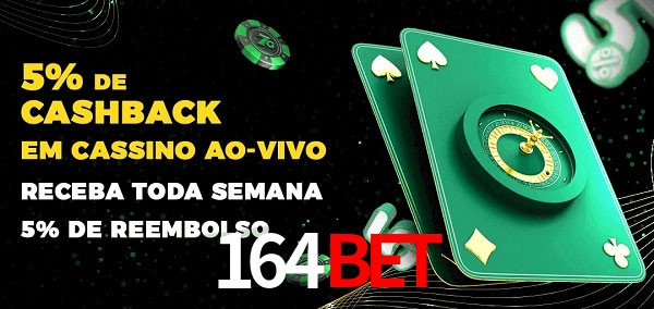 Promoções do cassino ao Vivo 164bet